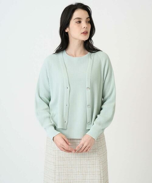 CHRISTIAN AUJARD Lサイズ / クリスチャン・オジャール　エルサイズ カーディガン・ボレロ | 【大きいサイズ/アンサンブル対応】ホールガーメントニットカーディガン | 詳細12