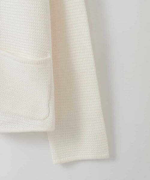 CHRISTIAN AUJARD Lサイズ / クリスチャン・オジャール　エルサイズ ノーカラージャケット | 【大きいサイズ】ツィーディーニットジャケット | 詳細12