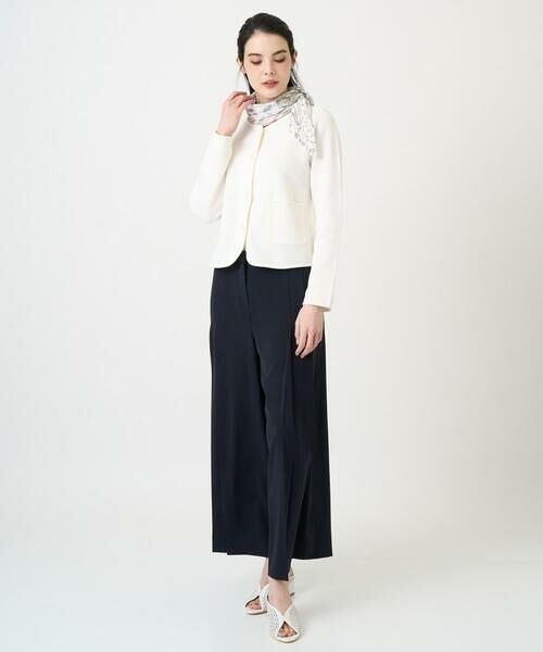 CHRISTIAN AUJARD Lサイズ / クリスチャン・オジャール　エルサイズ ノーカラージャケット | 【大きいサイズ】ツィーディーニットジャケット | 詳細24