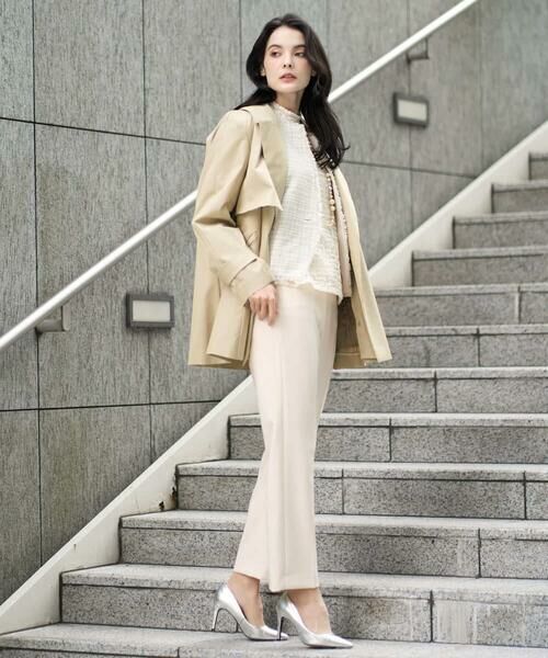 CHRISTIAN AUJARD Lサイズ / クリスチャン・オジャール　エルサイズ トレンチコート | 【大きいサイズ/ライナー付】デザインハーフコート | 詳細13