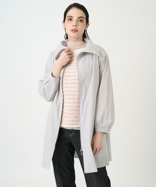 CHRISTIAN AUJARD Lサイズ / クリスチャン・オジャール　エルサイズ その他アウター | 【大きいサイズ/シワになりにくい】タフタジップアップコート | 詳細1