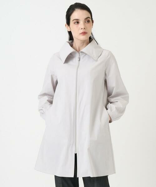 CHRISTIAN AUJARD Lサイズ / クリスチャン・オジャール　エルサイズ その他アウター | 【大きいサイズ/シワになりにくい】タフタジップアップコート | 詳細2
