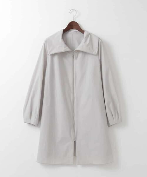 CHRISTIAN AUJARD Lサイズ / クリスチャン・オジャール　エルサイズ その他アウター | 【大きいサイズ/シワになりにくい】タフタジップアップコート | 詳細3