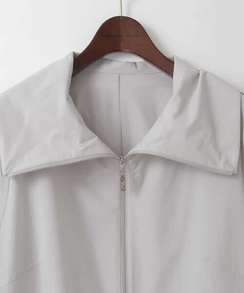 CHRISTIAN AUJARD Lサイズ / クリスチャン・オジャール　エルサイズ その他アウター | 【大きいサイズ/シワになりにくい】タフタジップアップコート | 詳細5