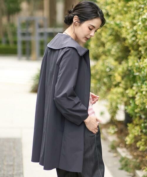 CHRISTIAN AUJARD Lサイズ / クリスチャン・オジャール　エルサイズ その他アウター | 【大きいサイズ/シワになりにくい】タフタジップアップコート | 詳細13