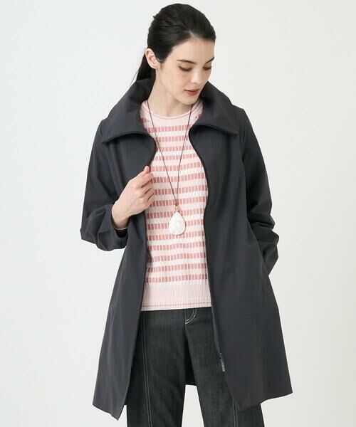 CHRISTIAN AUJARD Lサイズ / クリスチャン・オジャール　エルサイズ その他アウター | 【大きいサイズ/シワになりにくい】タフタジップアップコート | 詳細14