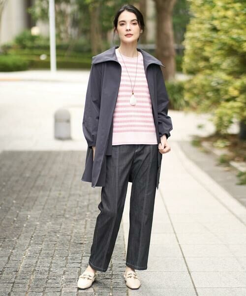 CHRISTIAN AUJARD Lサイズ / クリスチャン・オジャール　エルサイズ その他アウター | 【大きいサイズ/シワになりにくい】タフタジップアップコート | 詳細18