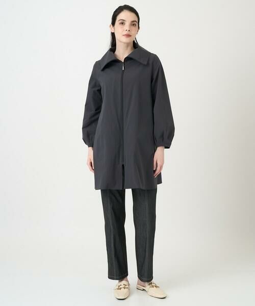 CHRISTIAN AUJARD Lサイズ / クリスチャン・オジャール　エルサイズ その他アウター | 【大きいサイズ/シワになりにくい】タフタジップアップコート | 詳細21