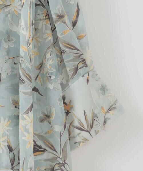 CHRISTIAN AUJARD Lサイズ / クリスチャン・オジャール　エルサイズ シャツ・ブラウス | 【大きいサイズ】フラワープリントシアーブラウス | 詳細7