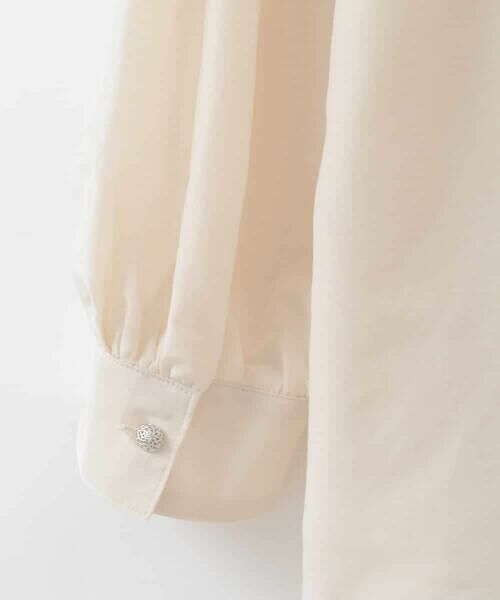 CHRISTIAN AUJARD Lサイズ / クリスチャン・オジャール　エルサイズ シャツ・ブラウス | 【大きいサイズ】ウォッシャブルシルク刺繍ブラウス | 詳細1