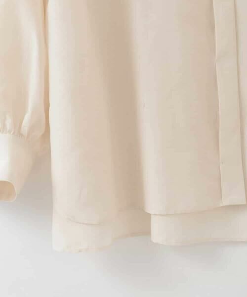 CHRISTIAN AUJARD Lサイズ / クリスチャン・オジャール　エルサイズ シャツ・ブラウス | 【大きいサイズ】ウォッシャブルシルク刺繍ブラウス | 詳細2