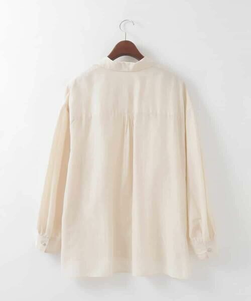 CHRISTIAN AUJARD Lサイズ / クリスチャン・オジャール　エルサイズ シャツ・ブラウス | 【大きいサイズ】ウォッシャブルシルク刺繍ブラウス | 詳細8