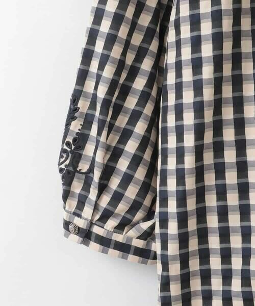 CHRISTIAN AUJARD Lサイズ / クリスチャン・オジャール　エルサイズ シャツ・ブラウス | 【大きいサイズ/セットアップ対応】シャンブレーチェックブラウス | 詳細9