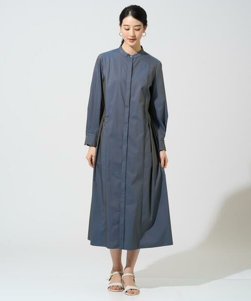 CHRISTIAN AUJARD Lサイズ / クリスチャン・オジャール　エルサイズ ロング・マキシ丈ワンピース | 【大きいサイズ】バンドカラーシャツワンピース | 詳細1