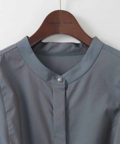 CHRISTIAN AUJARD Lサイズ / クリスチャン・オジャール　エルサイズ ロング・マキシ丈ワンピース | 【大きいサイズ】バンドカラーシャツワンピース | 詳細4