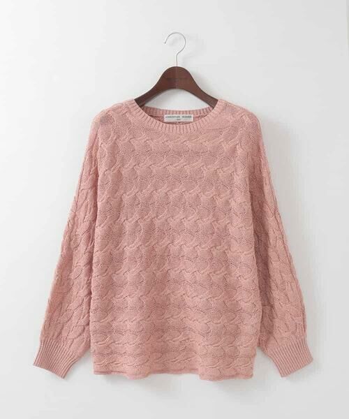 CHRISTIAN AUJARD Lサイズ / クリスチャン・オジャール　エルサイズ ニット・セーター | 【大きいサイズ/ドライタッチ】ドルマンスリーブニット | 詳細2