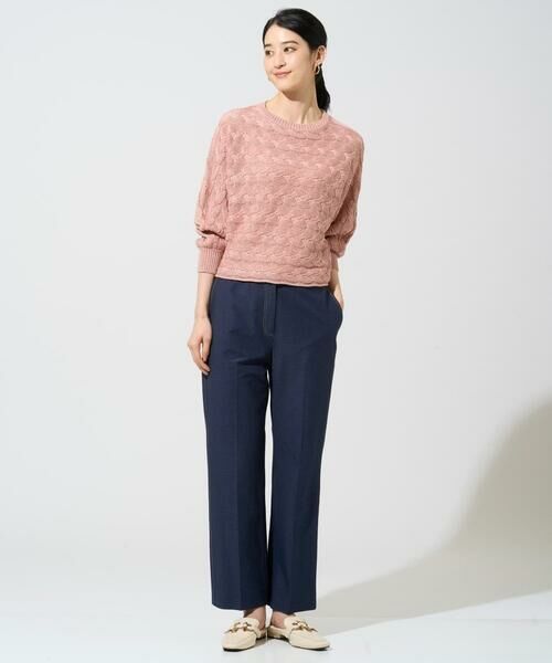 CHRISTIAN AUJARD Lサイズ / クリスチャン・オジャール　エルサイズ ニット・セーター | 【大きいサイズ/ドライタッチ】ドルマンスリーブニット | 詳細3