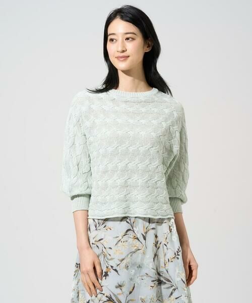 CHRISTIAN AUJARD Lサイズ / クリスチャン・オジャール　エルサイズ ニット・セーター | 【大きいサイズ/ドライタッチ】ドルマンスリーブニット | 詳細4