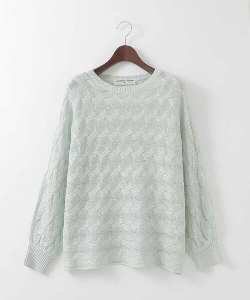 CHRISTIAN AUJARD Lサイズ / クリスチャン・オジャール　エルサイズ ニット・セーター | 【大きいサイズ/ドライタッチ】ドルマンスリーブニット | 詳細5