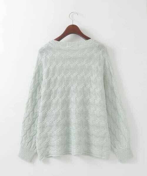 CHRISTIAN AUJARD Lサイズ / クリスチャン・オジャール　エルサイズ ニット・セーター | 【大きいサイズ/ドライタッチ】ドルマンスリーブニット | 詳細6