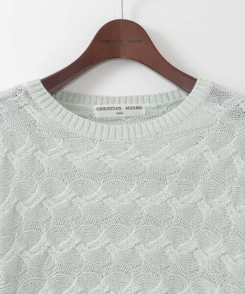 CHRISTIAN AUJARD Lサイズ / クリスチャン・オジャール　エルサイズ ニット・セーター | 【大きいサイズ/ドライタッチ】ドルマンスリーブニット | 詳細7