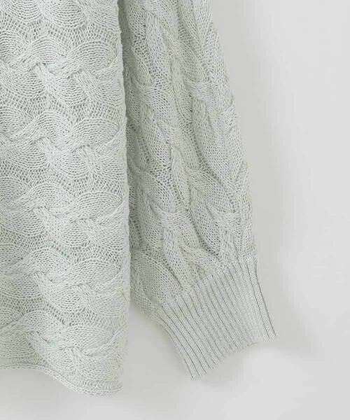 CHRISTIAN AUJARD Lサイズ / クリスチャン・オジャール　エルサイズ ニット・セーター | 【大きいサイズ/ドライタッチ】ドルマンスリーブニット | 詳細8