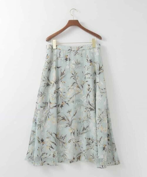 CHRISTIAN AUJARD Lサイズ / クリスチャン・オジャール　エルサイズ ロング・マキシ丈スカート | 【大きいサイズ/セットアップ対応】フラワープリントシアースカート | 詳細4