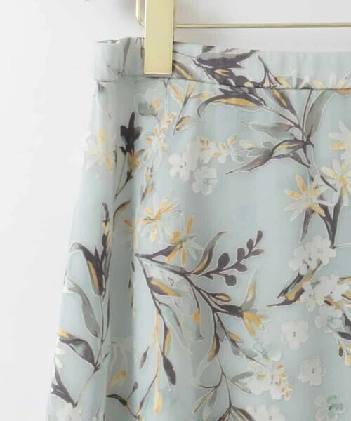 CHRISTIAN AUJARD Lサイズ / クリスチャン・オジャール　エルサイズ ロング・マキシ丈スカート | 【大きいサイズ/セットアップ対応】フラワープリントシアースカート | 詳細5