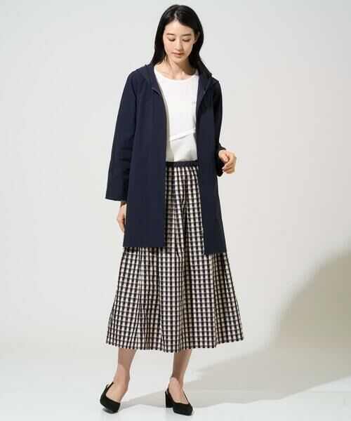 CHRISTIAN AUJARD Lサイズ / クリスチャン・オジャール　エルサイズ ロング・マキシ丈スカート | 【大きいサイズ/セットアップ対応】シャンブレーチェックスカート | 詳細13