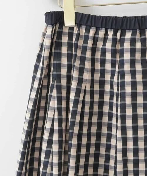 CHRISTIAN AUJARD Lサイズ / クリスチャン・オジャール　エルサイズ ロング・マキシ丈スカート | 【大きいサイズ/セットアップ対応】シャンブレーチェックスカート | 詳細5