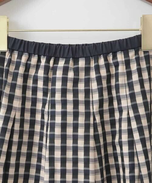 CHRISTIAN AUJARD Lサイズ / クリスチャン・オジャール　エルサイズ ロング・マキシ丈スカート | 【大きいサイズ/セットアップ対応】シャンブレーチェックスカート | 詳細7