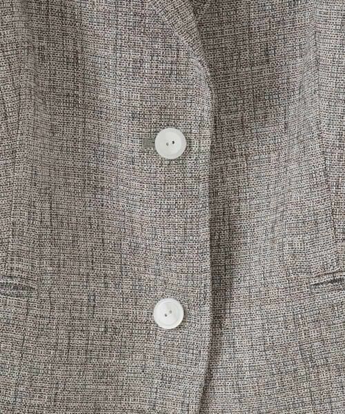 CHRISTIAN AUJARD Lサイズ / クリスチャン・オジャール　エルサイズ テーラードジャケット | 【大きいサイズ/セットアップ対応】ラスティックツイードジャケット | 詳細10