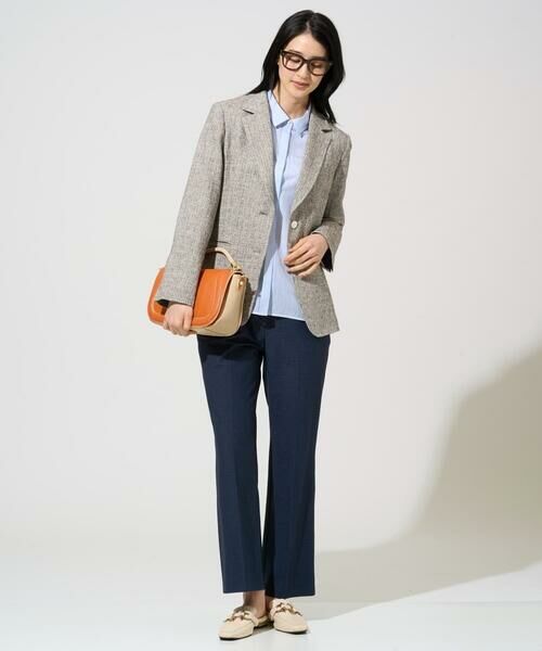 CHRISTIAN AUJARD Lサイズ / クリスチャン・オジャール　エルサイズ テーラードジャケット | 【大きいサイズ/セットアップ対応】ラスティックツイードジャケット | 詳細12