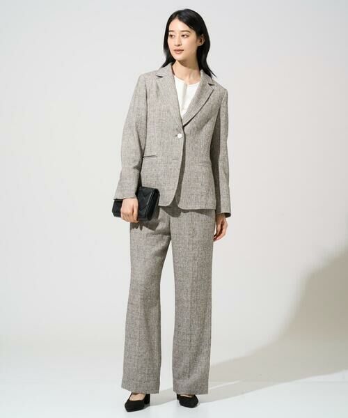 CHRISTIAN AUJARD Lサイズ / クリスチャン・オジャール　エルサイズ テーラードジャケット | 【大きいサイズ/セットアップ対応】ラスティックツイードジャケット | 詳細13