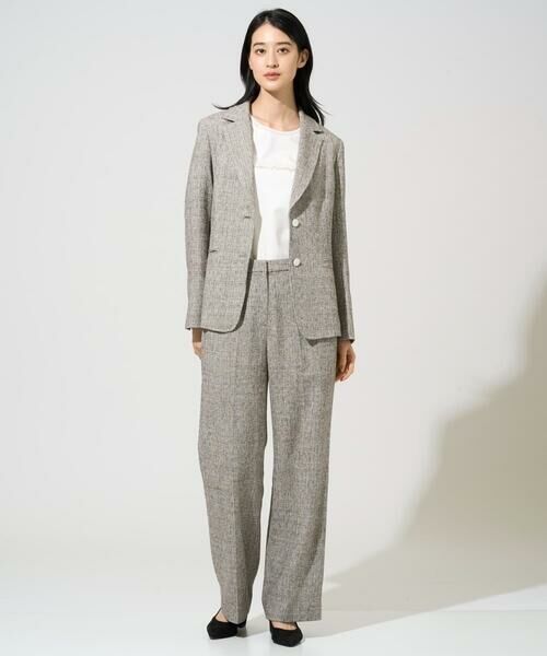 CHRISTIAN AUJARD Lサイズ / クリスチャン・オジャール　エルサイズ テーラードジャケット | 【大きいサイズ/セットアップ対応】ラスティックツイードジャケット | 詳細14