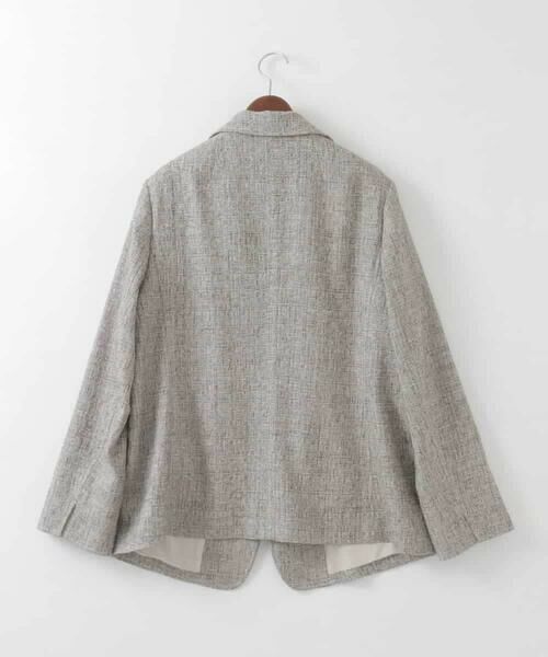 CHRISTIAN AUJARD Lサイズ / クリスチャン・オジャール　エルサイズ テーラードジャケット | 【大きいサイズ/セットアップ対応】ラスティックツイードジャケット | 詳細5