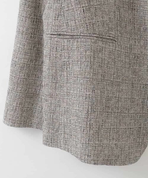 CHRISTIAN AUJARD Lサイズ / クリスチャン・オジャール　エルサイズ テーラードジャケット | 【大きいサイズ/セットアップ対応】ラスティックツイードジャケット | 詳細9