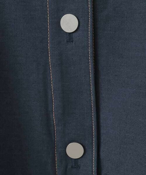CHRISTIAN AUJARD Lサイズ / クリスチャン・オジャール　エルサイズ セットアップ | 【大きいサイズ/セットアップ対応】ジャージーデニムライクジャケット | 詳細10