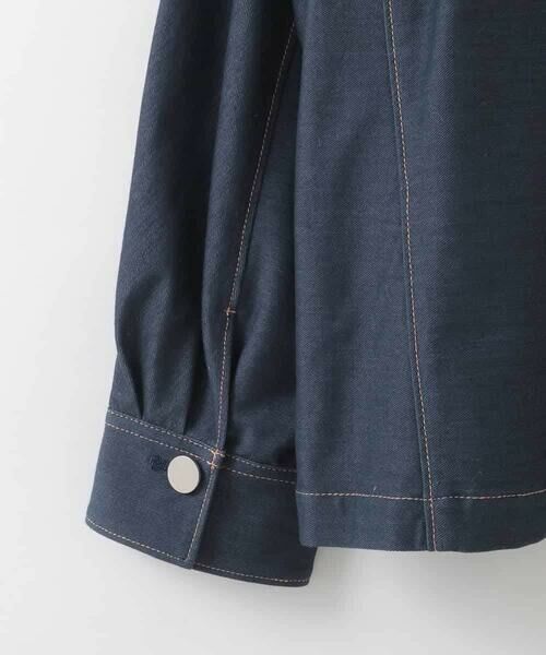 CHRISTIAN AUJARD Lサイズ / クリスチャン・オジャール　エルサイズ セットアップ | 【大きいサイズ/セットアップ対応】ジャージーデニムライクジャケット | 詳細8