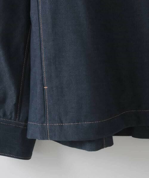 CHRISTIAN AUJARD Lサイズ / クリスチャン・オジャール　エルサイズ セットアップ | 【大きいサイズ/セットアップ対応】ジャージーデニムライクジャケット | 詳細9