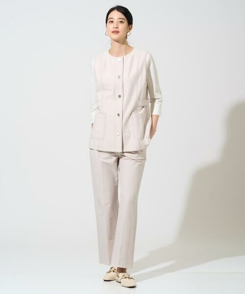 CHRISTIAN AUJARD Lサイズ / クリスチャン・オジャール　エルサイズ ベスト | 【大きいサイズ/セットアップ対応】ジャージーデニムライクジレ | 詳細14