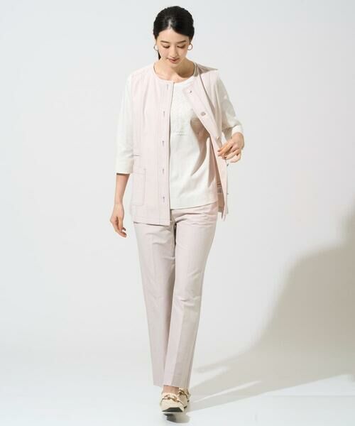 CHRISTIAN AUJARD Lサイズ / クリスチャン・オジャール　エルサイズ ベスト | 【大きいサイズ/セットアップ対応】ジャージーデニムライクジレ | 詳細15