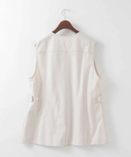 CHRISTIAN AUJARD Lサイズ / クリスチャン・オジャール　エルサイズ ベスト | 【大きいサイズ/セットアップ対応】ジャージーデニムライクジレ | 詳細7