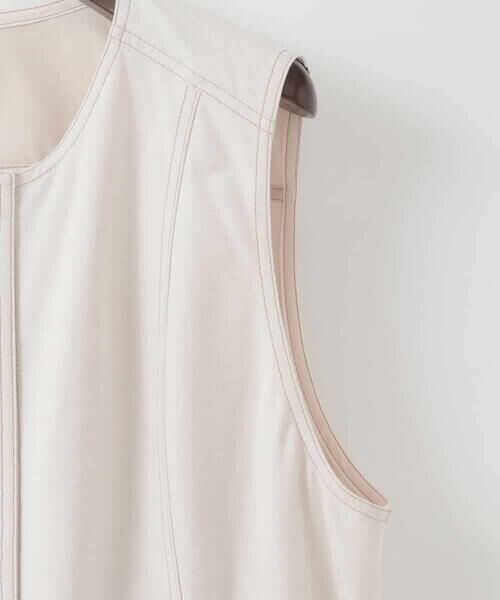 CHRISTIAN AUJARD Lサイズ / クリスチャン・オジャール　エルサイズ ベスト | 【大きいサイズ/セットアップ対応】ジャージーデニムライクジレ | 詳細9