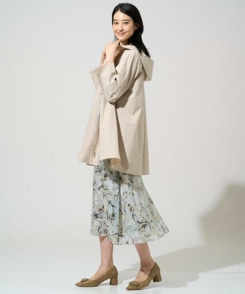 CHRISTIAN AUJARD Lサイズ / クリスチャン・オジャール　エルサイズ カットソー | 【大きいサイズ/セットアップ対応】フラワープリントシアーカットソー | 詳細13