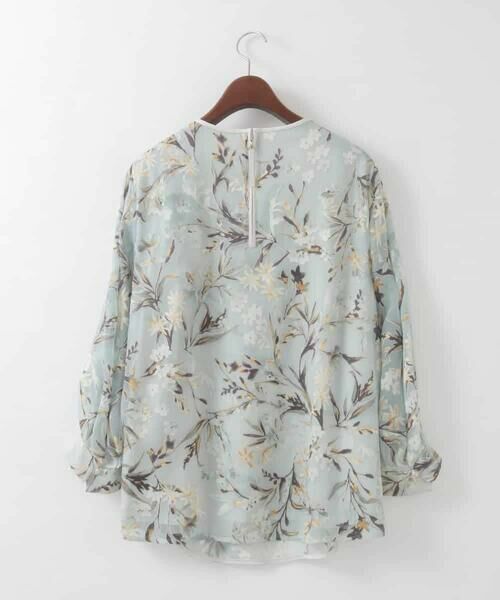 CHRISTIAN AUJARD Lサイズ / クリスチャン・オジャール　エルサイズ カットソー | 【大きいサイズ/セットアップ対応】フラワープリントシアーカットソー | 詳細3