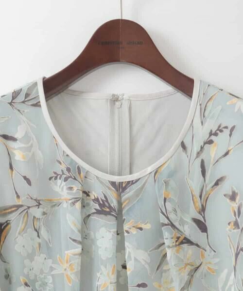 CHRISTIAN AUJARD Lサイズ / クリスチャン・オジャール　エルサイズ カットソー | 【大きいサイズ/セットアップ対応】フラワープリントシアーカットソー | 詳細4