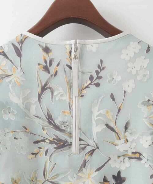 CHRISTIAN AUJARD Lサイズ / クリスチャン・オジャール　エルサイズ カットソー | 【大きいサイズ/セットアップ対応】フラワープリントシアーカットソー | 詳細5