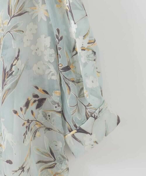 CHRISTIAN AUJARD Lサイズ / クリスチャン・オジャール　エルサイズ カットソー | 【大きいサイズ/セットアップ対応】フラワープリントシアーカットソー | 詳細6