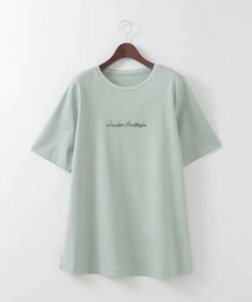 CHRISTIAN AUJARD Lサイズ / クリスチャン・オジャール　エルサイズ カットソー | 【大きいサイズ】ビジューロゴカットソー | 詳細2